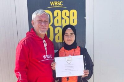 Reem Hadroos certificada por la WBSC en Baseball5