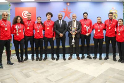 El Ministro elogia a los jugadores de Baseball5 de Túnez