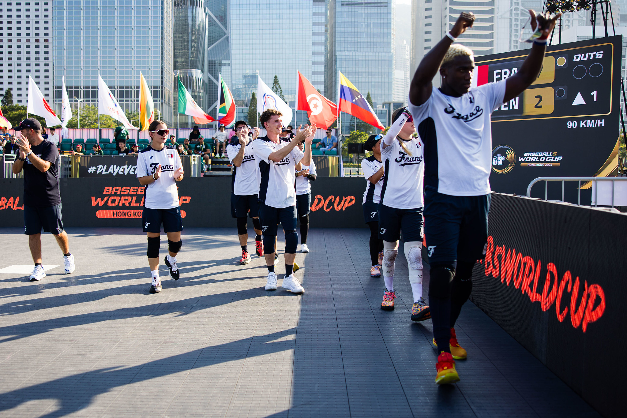 Box Score Francia vs Venezuela Copa Mundial de Baseball5 2024